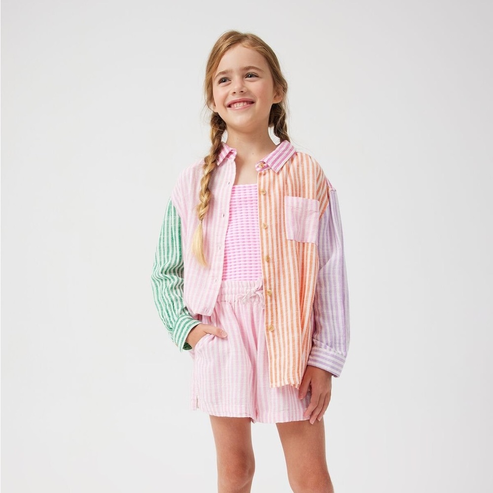 Cotton On Kids linen shirt size 5 worn once